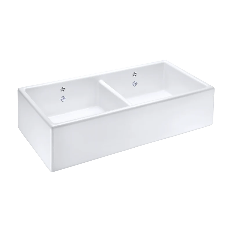 Dubbel diskho i porslin Shaws Classic Shaker 900