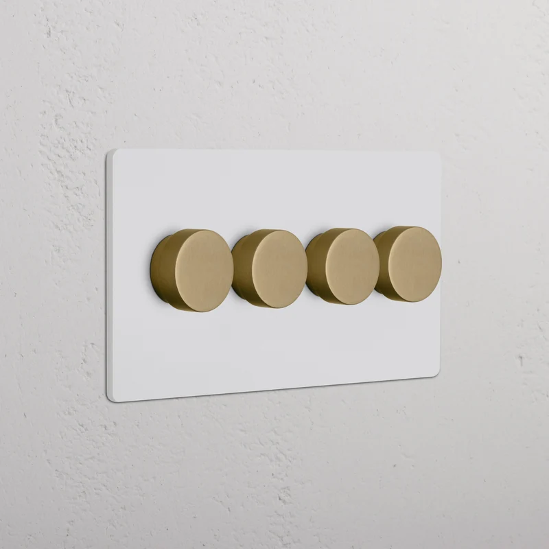 Grove 4G Dimmer Switch – Paintable Antique Brass
