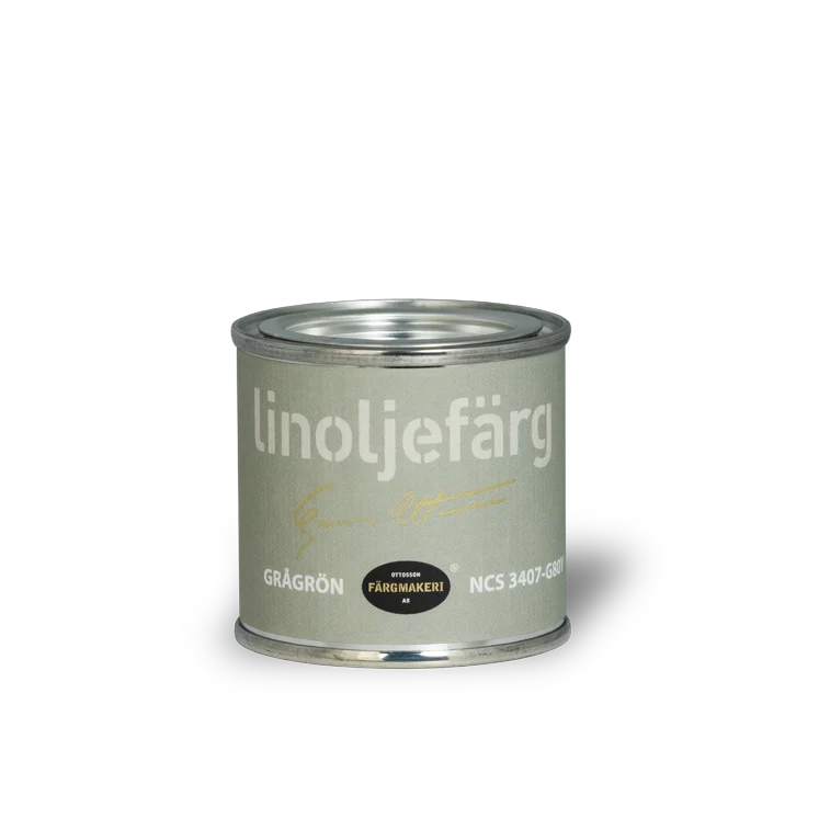 Grågrön Linoljefärg Ottossons