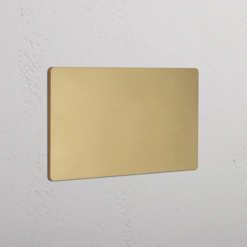 Grove 4G Blank Plate - Antique Brass
