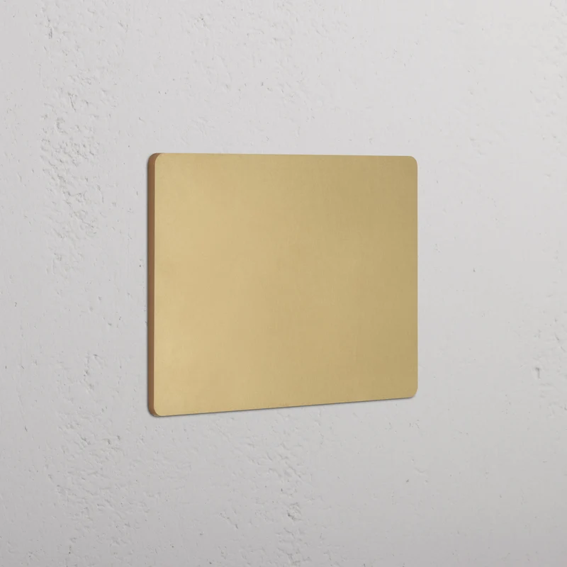 Grove 3G Blank Plate - Antique Brass