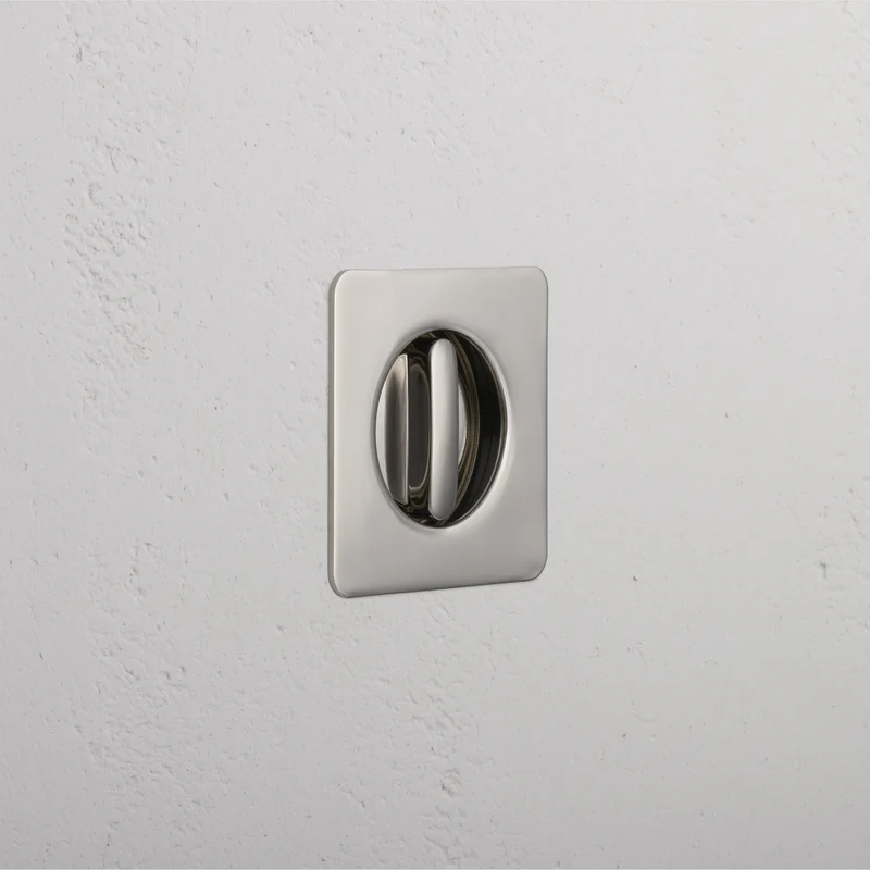 Regent Recessed Deadbolt Set - Polished Nickel