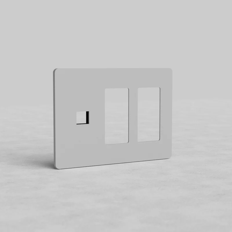 Grove 3G 2x Outlet & Keystone Plate US – Paintable