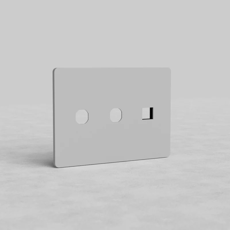 Grove 3G 2x Switch & Keystone Plate US – Paintable