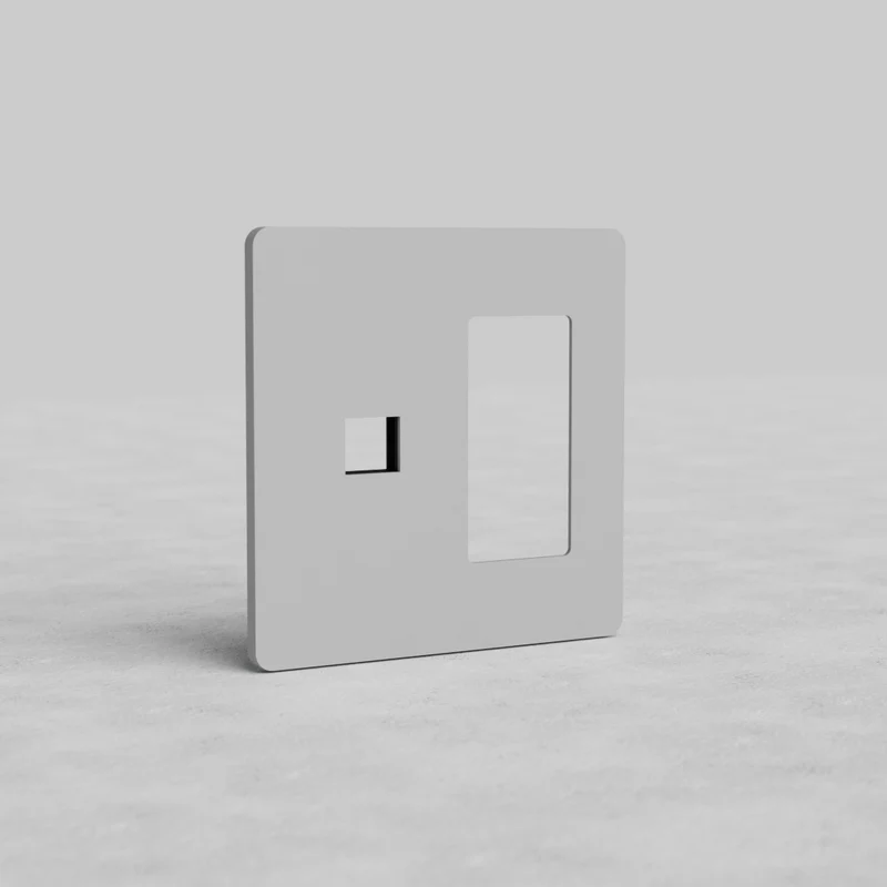 Grove 2G Outlet & Keystone Plate US – Paintable