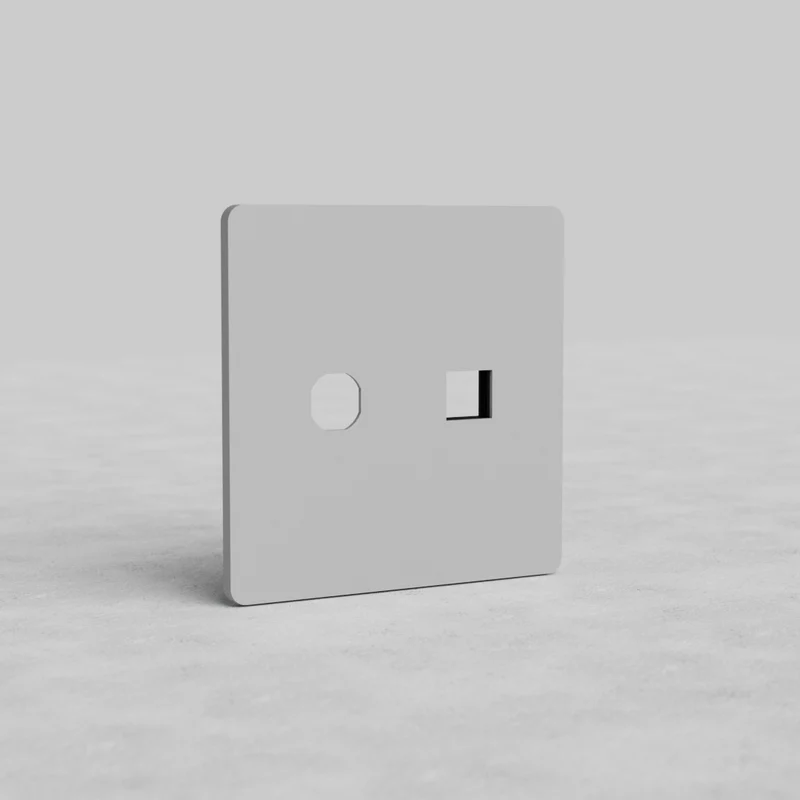 Grove 2G Switch & Keystone Plate US – Paintable