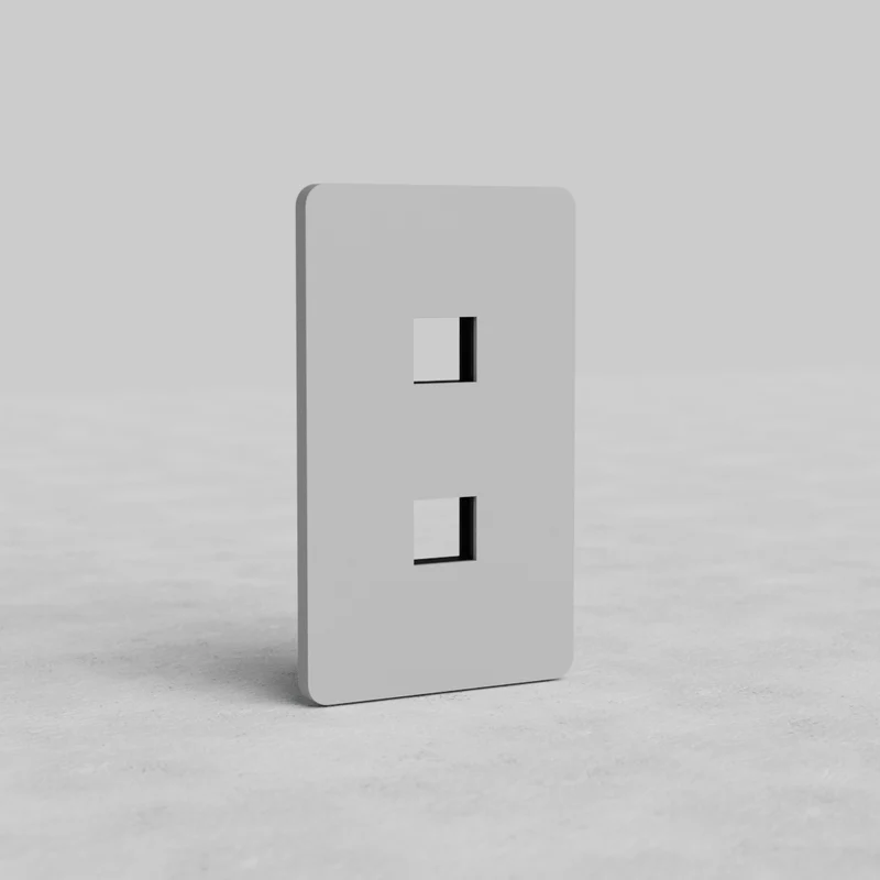 Grove 1G 2x Keystone Plate US – Paintable