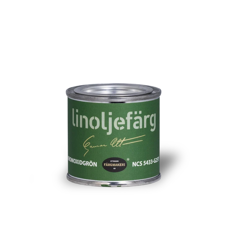 Kromoxidgrön linoljefärg Ottossons