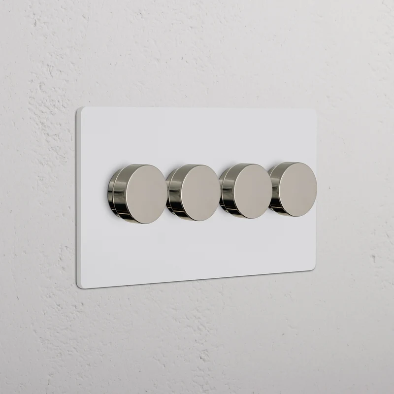Grove 4G Dimmer Switch – Paintable Polished Nickel