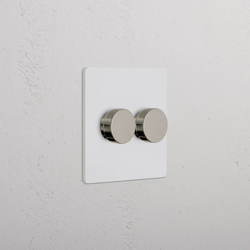 Grove 2G Dimmer Switch – Paintable Polished Nickel