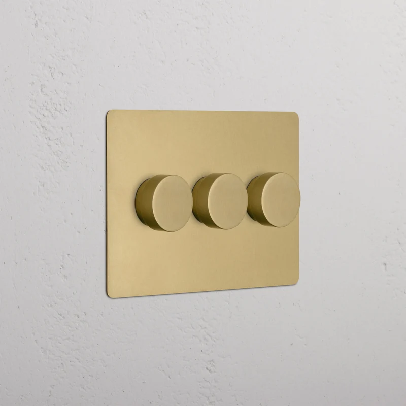 Kew 3G Dimmer Switch - Antique Brass