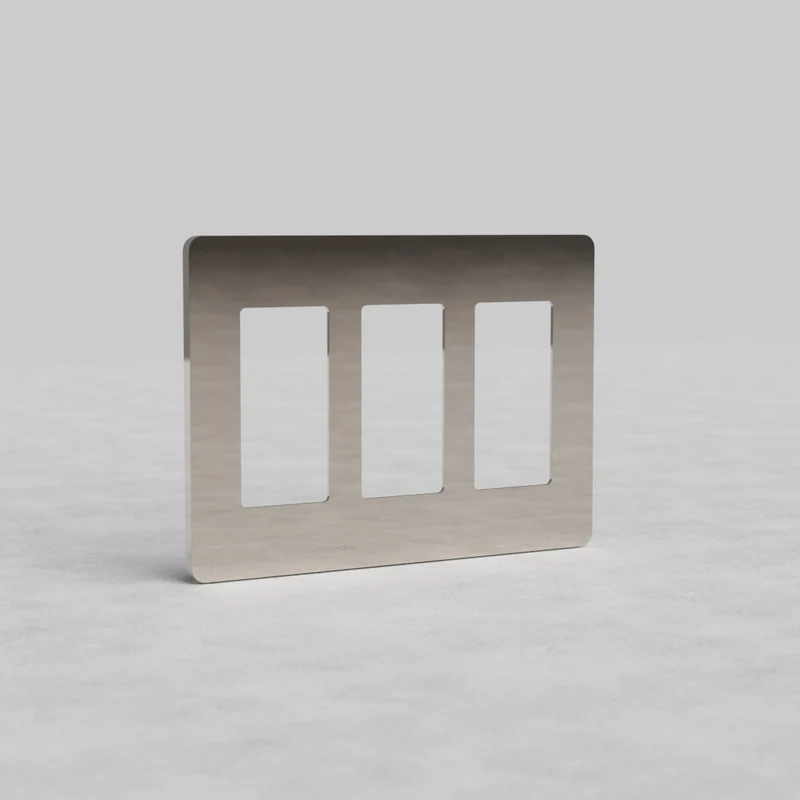 Grove 3G Outlet Plate - Polished Nickel