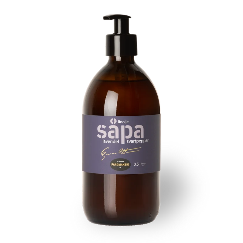 Linoljesåpa Lavendel/svartpeppar 0,5 l Ottossons