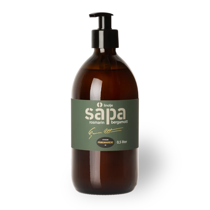 Linoljesåpa Rosmarin/bergamott 0,5 l Ottossons