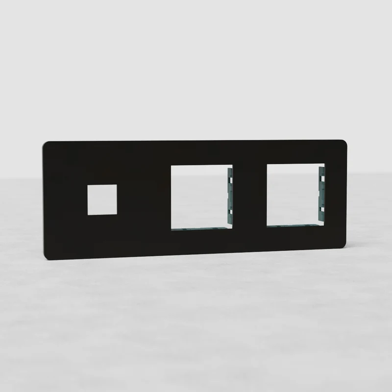 Grove Triple 1x Keystone & 2x 45mm Module Plate - Bronze