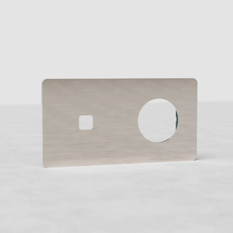 Grove Double Switch & Socket Plate - Polished Nickel