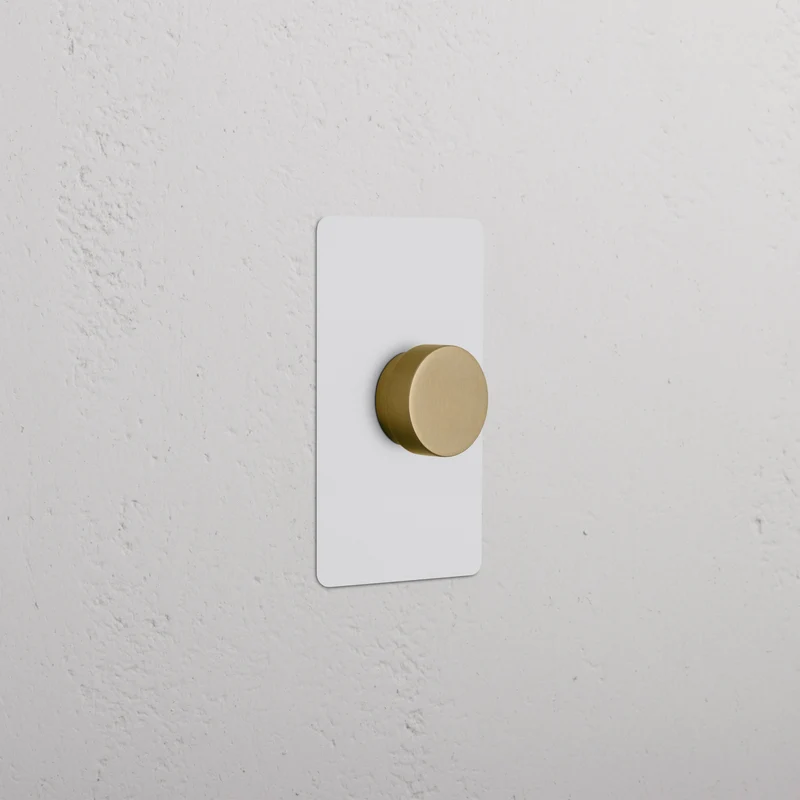 Kew 1G Dimmer Switch - Paintable Antique Brass