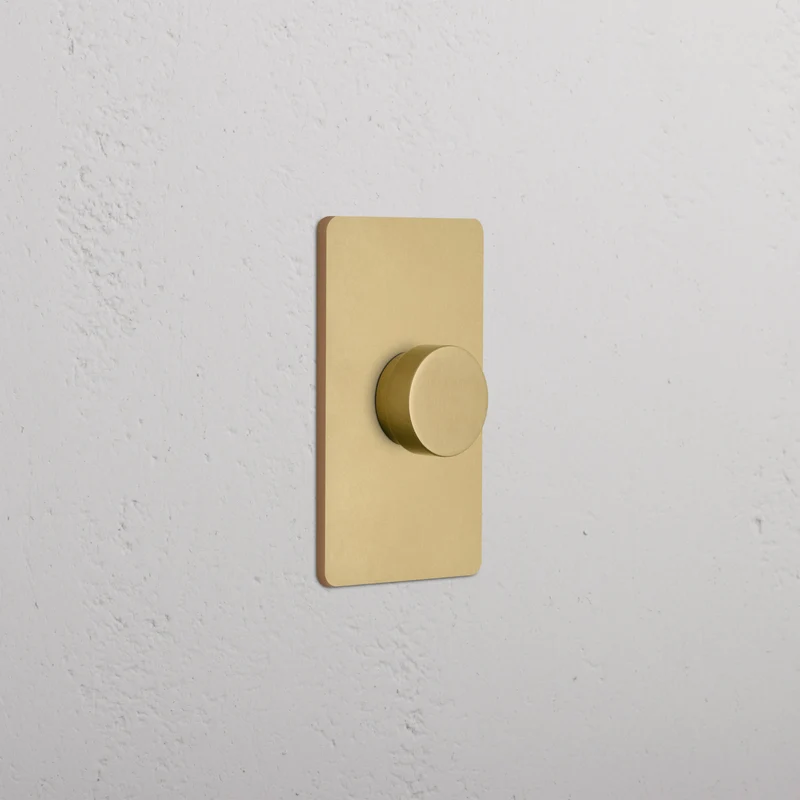 Grove 1G Dimmer Switch - Antique Brass