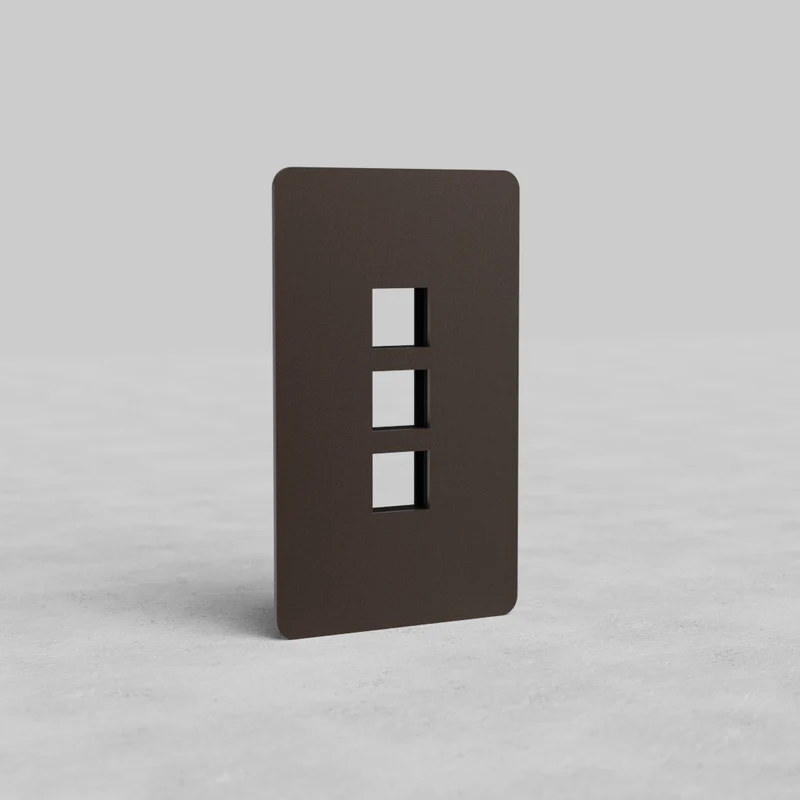 Kew 1G 3x Keystone Plate - Bronze