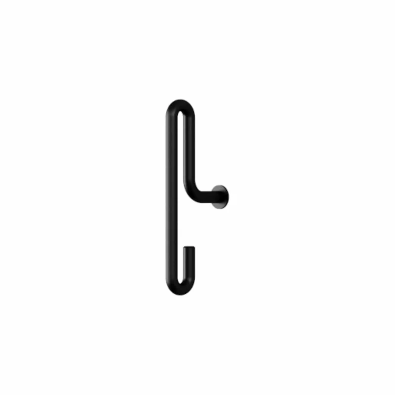 Wall Hook Small | Krok i Svart - Sæt med 2 Stk.