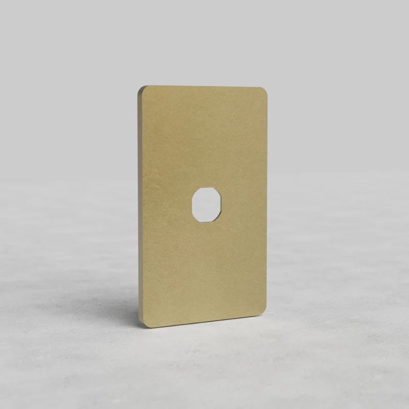 Grove 1G Switch Plate - Antique Brass