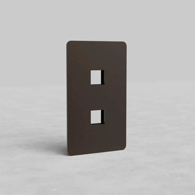 Kew 1G 2x Keystone Plate - Bronze