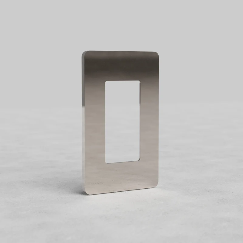 Grove 1G Outlet Plate - Polished Nickel
