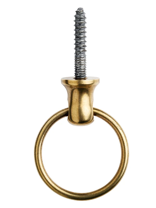 Skruvring mässing 30 mm