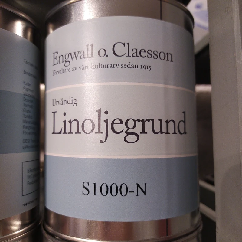 Linoljefärg Grund Utvändig