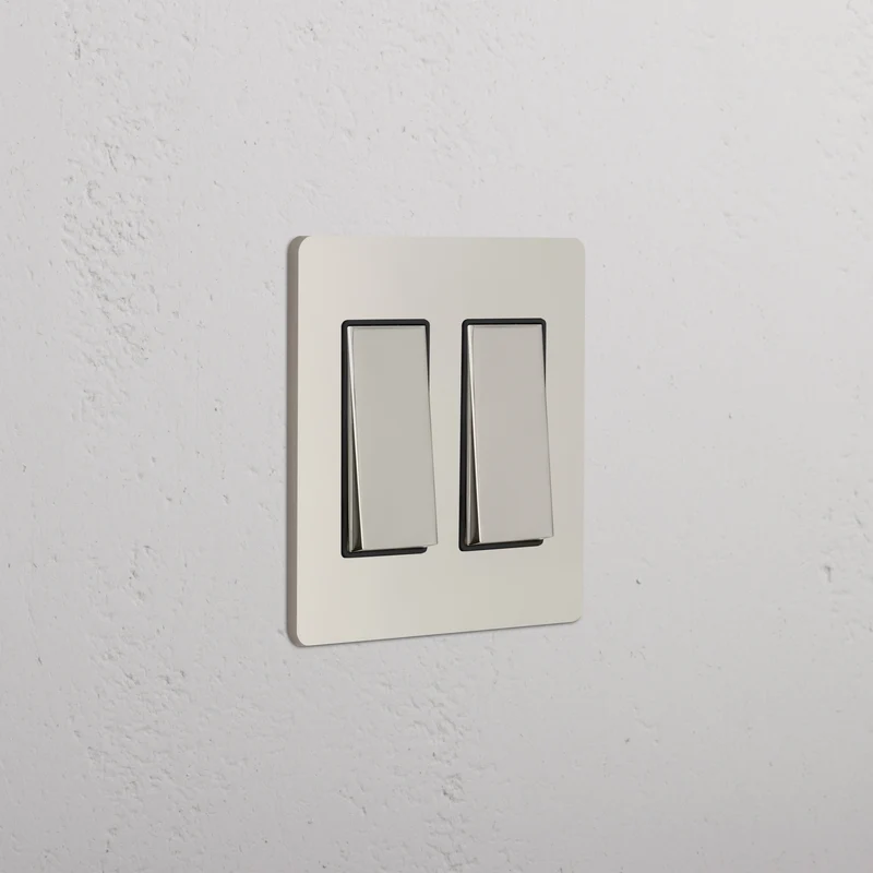 Grove 2G Rocker Switch - Polished Nickel Black