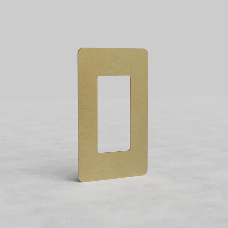 Kew 1G Outlet Plate - Antique Brass