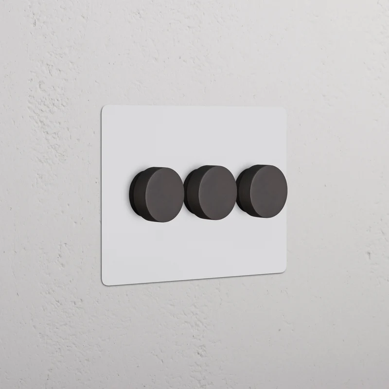 Kew 3G Dimmer Switch - Paintable Bronze
