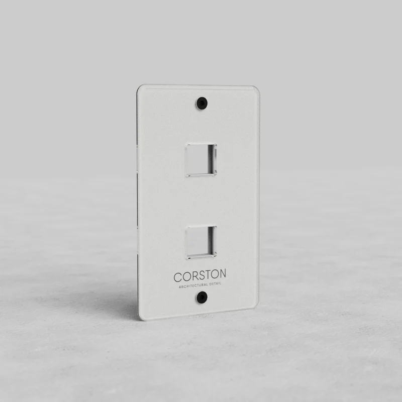 Kew 1G 2x Keystone Plate - Clear