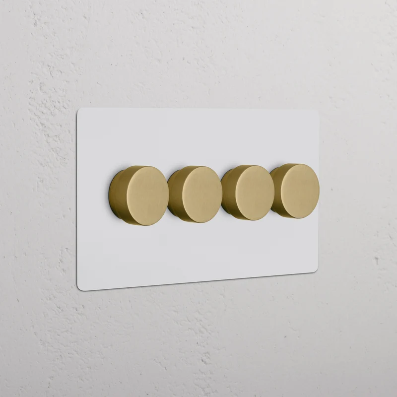 Kew 4G Dimmer Switch - Paintable Antique Brass