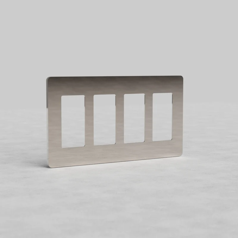 Grove 4G Outlet Plate - Polished Nickel