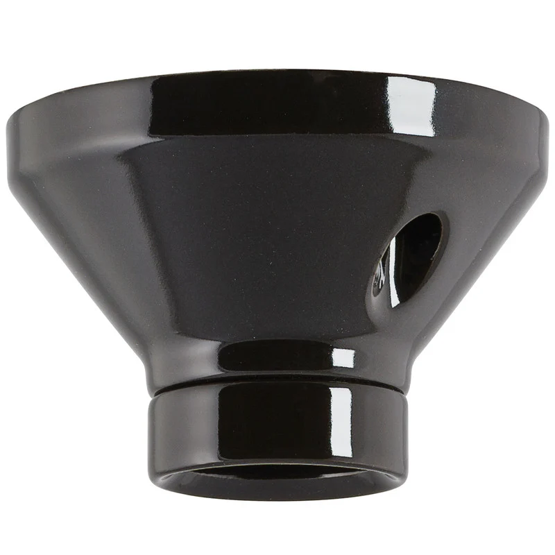 Fotlamphållare 110mm Svart
