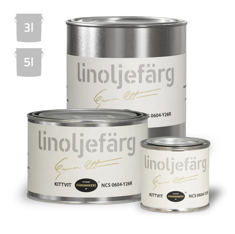 Kittvit Linoljefärg Ottossons