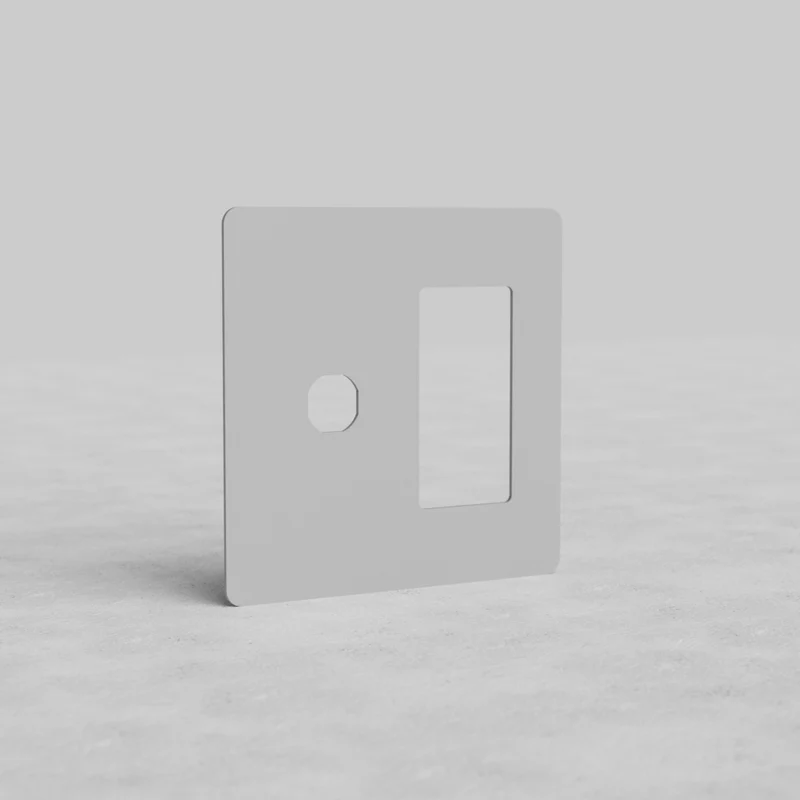 Kew 2G Switch & Outlet Plate - Paintable