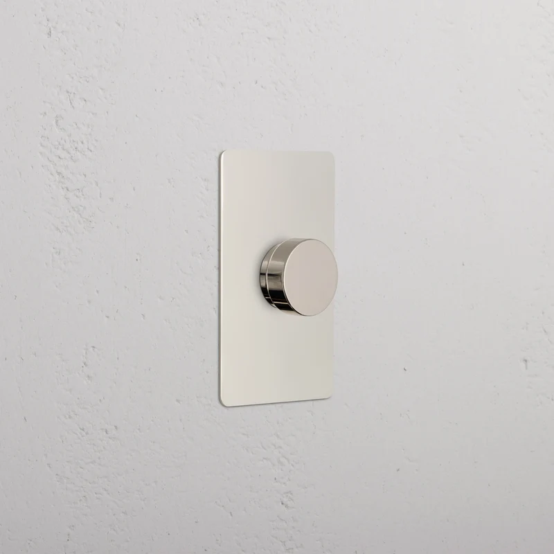 Kew 1G Dimmer Switch - Polished Nickel