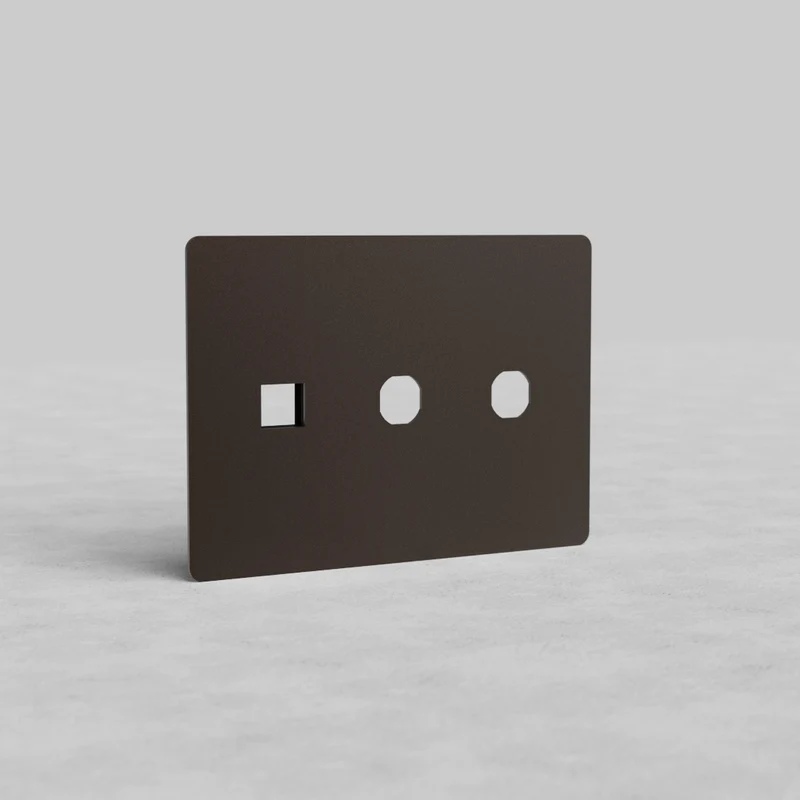 Kew 3G 2x Switch & Keystone Plate - Bronze