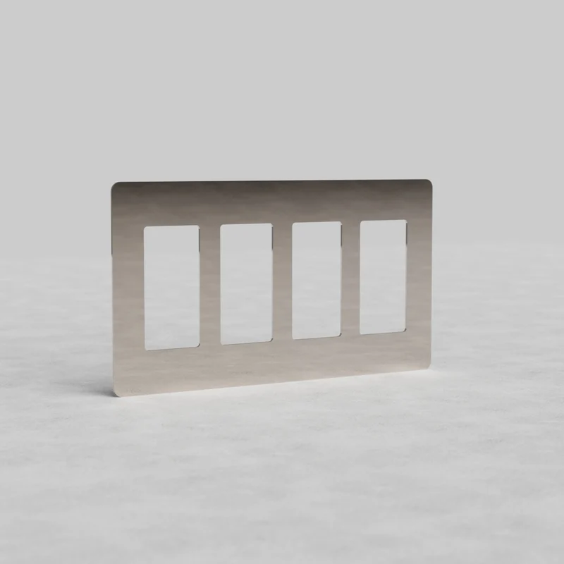 Kew 4G Outlet Plate - Polished Nickel