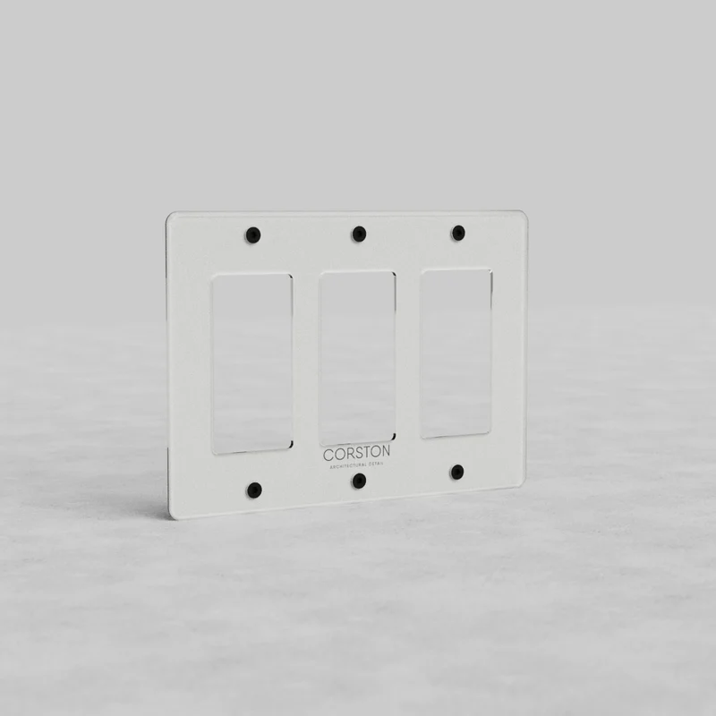 Kew 3G Outlet Plate - Clear