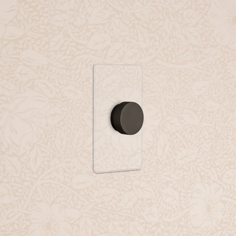 Kew 1G Dimmer Switch - Clear Bronze