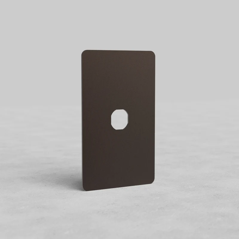 Kew 1G Switch Plate - Bronze