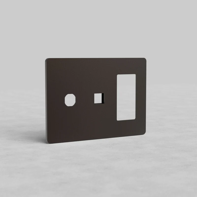 Grove 3G Outlet & Keystone & Switch Plate - Bronze