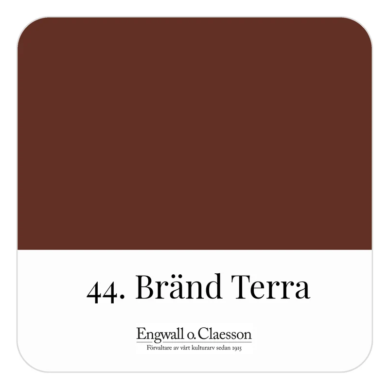 Utvändig Linoljefärg Bränd Terra 44 1 L