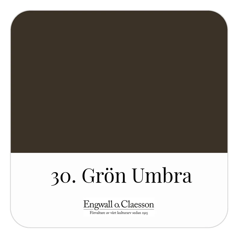 Utvändig Linoljefärg Grön Umbra 30 1 L