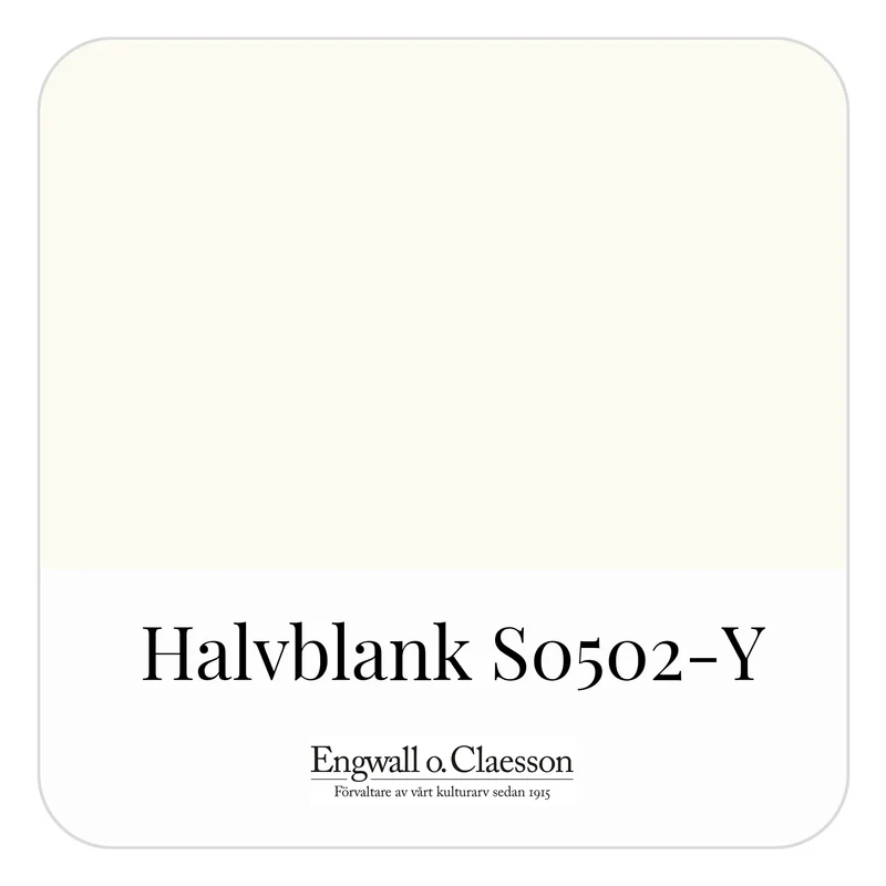 Invändig Linoljefärg Halvblank S 0502-Y 1 liter