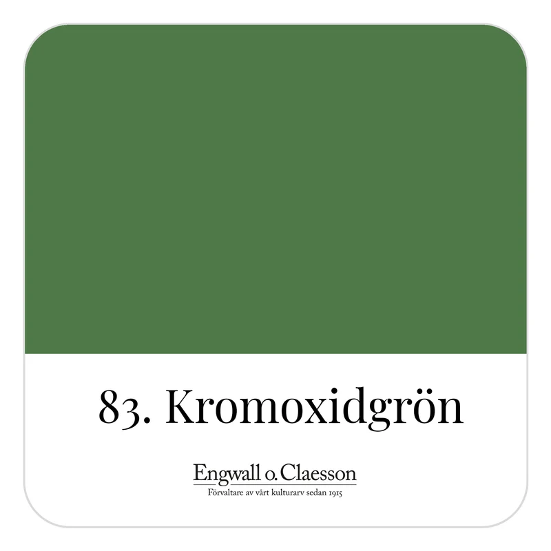 Utvändig Linoljefärg Kromoxidgrön 83