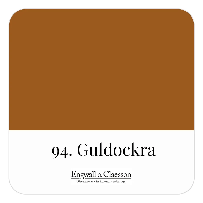 Utvändig Linoljefärg Guldockra 94 1 L